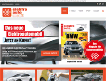 Tablet Screenshot of elektroautomobil.com